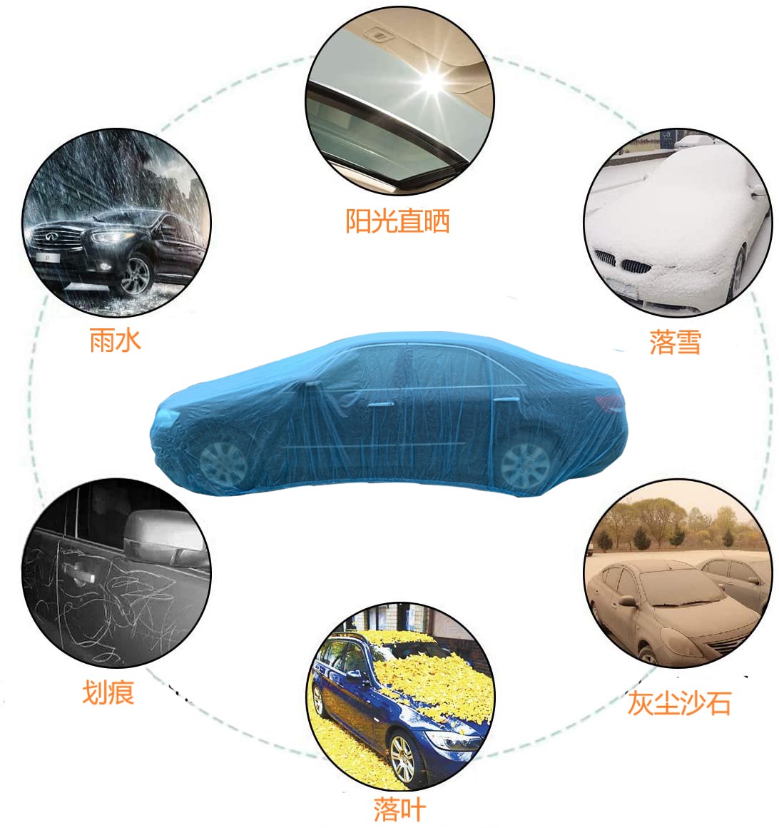 無(wú)紡布車衣側(cè)面